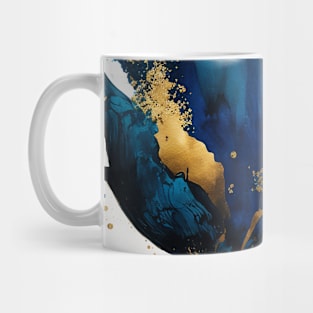 Stormy Strife - Abstract Alcohol Ink Resin Art Mug